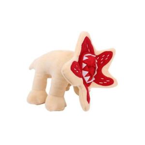 Jucărie de Pluș Demodog Monstru Fantastic, 25 cm, Bej cu Detalii Roșii, Moale și Realistă imagine