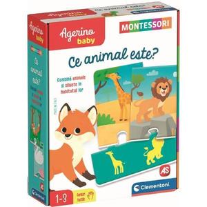 Joc educativ Agerino Baby: Ce animal este. Montessori imagine