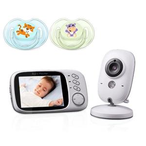 Baby Monitor si Camera Audio-Video Wireless pentru Supraveghere Bebe, Ecran HD XXL 3.2 Inch LCD imagine