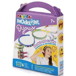 Set pasta modelatoare: Modelight Bijoux. Cercei si cordeluta imagine