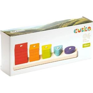 Jucarie din lemn: Sortator forme geometrice imagine