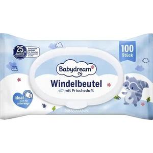 Pachet cu pungi pentru scutece, cu parfum proaspăt, Babydream, 100 buc imagine