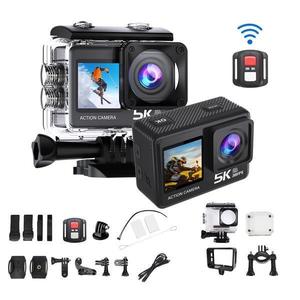 Camera video sport eXtreme Action 5K Ultra HD, Senzor Sony, Stabilizare Electronica, 170 FOV, 50MP, WiFi, Dual Display, TouchScreen, Carcasa Waterproof 30M, Telecomanda, Multiple Accesorii imagine