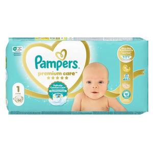 Scutece pentru Nou-nascuti - Pampers Premium Care Newborn, marimea 1 (2-5 kg), 50 buc imagine