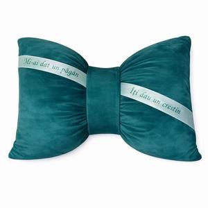 Perna pentru trecut pragul dupa botez, din catifea verde, model Dany Kids Fashion imagine