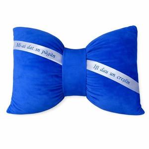 Perna pentru trecut pragul dupa botez, din catifea albastra, model Dany Kids Fashion imagine