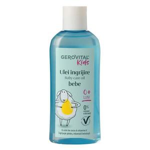 Ulei de Corp pentru Ingrijirea Pielii Bebelusilor - Gerovital Kids Baby Care Oil, 0+ luni, 150 ml imagine