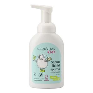 Sapun Lichid Spuma - Gerovital Kids Foam Liquid Soap Fresh Energy, 3+ ani, 300 ml imagine