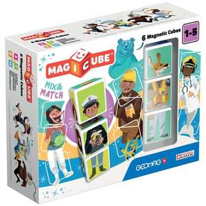 Set de constructie magnetic Magic Cube Match, 6 piese imagine