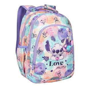 Ghiozdan cu 3 compartimente, Coolpack, Disney Stitch, Pastel imagine