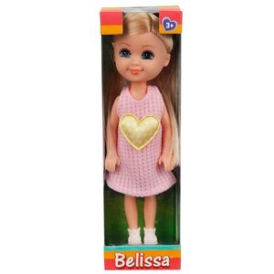 Papusa Belissa in rochita, 15 cm imagine