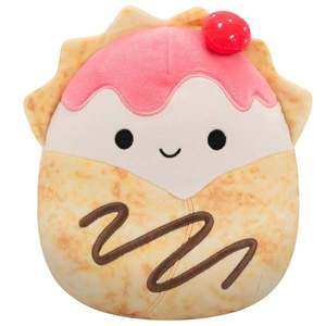 Jucarie de plus, Squishmallows, Gasten the Strawberry Crepe, 19 cm imagine