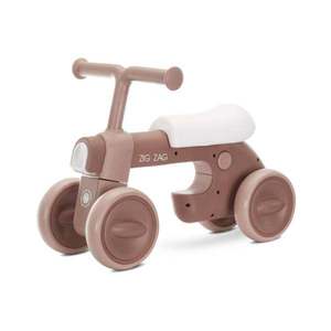 Bicicleta de echilibru, Lorelli Zig Zag, scaun reglabil 2 pozitii, cadru usor si stabil, lumini si muzica, Mellow Rose imagine