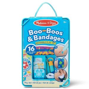Trusa de prim ajutor cu bandaje reutilizabile Melissa & Doug, 16 piese, 6074904 imagine
