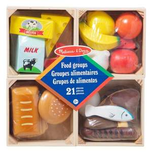 Set de joaca, Melissa & Doug, Produse alimentare din lemn, 21 piese, 6074866 imagine