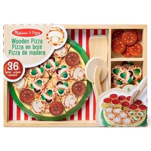Set de joaca din lemn, Melissa & Doug, Petrecere cu Pizza, 36 piese, 6074863 imagine