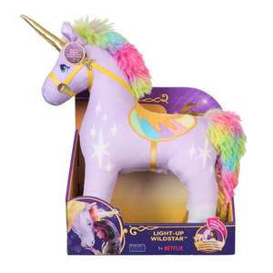 Jucarie de plus cu lumini, Unicorn Academy, Unicorn Wildstar, 38 cm, 6072933 imagine