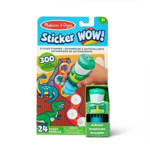 Set activitatati cu autocolante si stampila, Melissa & Doug, Sticker WOW, Dinozaur, 6074899 imagine