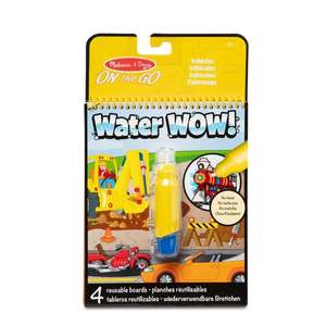 Set 4 planse de colorat cu apa, Melissa & Doug, Vehicule, 6074877 imagine