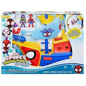 Set de joaca cu figurine, Spidey and his Amazing Friends, Nava piratilor, Water webs, G0666 imagine