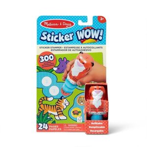 Set activitatati cu autocolante si stampila, Melissa & Doug, Sticker WOW, Tigru, 6074897 imagine