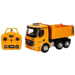 Basculanta cu telecomanda si lumini, Suncon, 9 CH Dump Truck, 1: 18 imagine