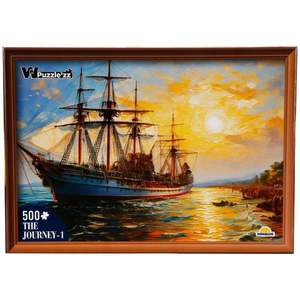 Puzzle Witty Puzzlezz, Vapor cu panze, 500 piese imagine