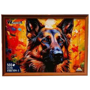 Puzzle Witty Puzzlezz, Ciobanesc German, 500 piese imagine