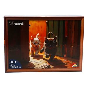 Puzzle Witty Puzzlezz, Pisicute, 500 piese imagine