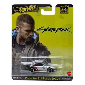Masina metalica, Hot Wheels Premium, Pop Culture, Cyberpunk 2077, Porsche 911 Turbo (930), HXD95 imagine