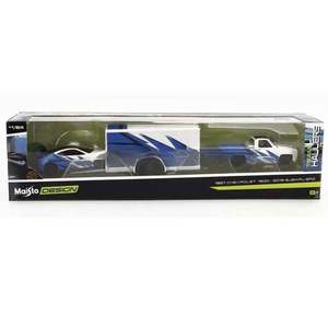 Set camion si masina metalica, Maisto, Design Team Haulers, 1: 64 imagine