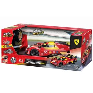 Masina de curse cu telecomanda, Maisto Tech, Ferrari 499P 2024, Le Mans Champion, 1: 24 imagine
