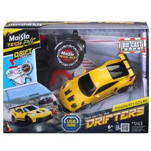 Masina metalica cu telecomanda, Maisto, Drifters, Porsche 911 GT3 RS, 1: 43, Galben imagine