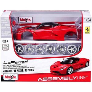 Set constructie masinuta metalica, Maisto, LaFerrari, Assembly Line, 40 piese 1: 24 imagine