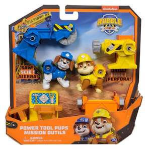 Set de joaca cu 2 figurine si unelte, Paw Patrol, Power Tool Pups, 6071661 imagine
