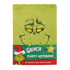 Agenda A5, Grinch, Fluffy Notebook, 160 pagini imagine