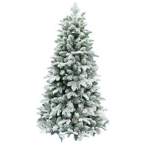 Brad artificial cu zapada si conuri, Alska, 150 cm imagine