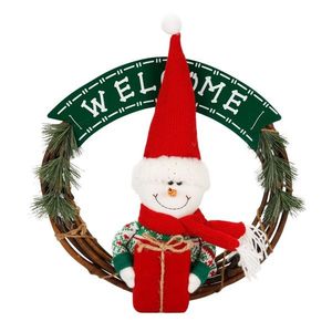 Coronita decorativa din lemn pentru usa, Alska, Om de Zapada imagine