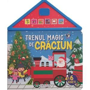 Trenul magic de Craciun, Carte cu 6 sunete imagine