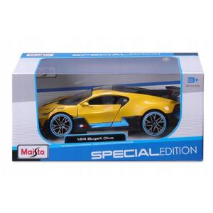 Masinuta din metal Maisto Bugatti Divo, 1: 24, Galben imagine