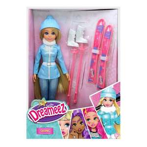 Papusa cu echipament de schi, Dreameez, 30 cm imagine