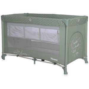 Patut pliabil Lorelli Noemi, 2 nivele, Iceberg Green Star imagine