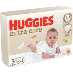 Scutece Huggies, Extra Care Mega, Nr 3, 6-10 kg, 72 buc imagine