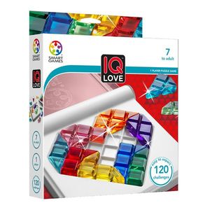 Joc de logica cu 120 de provocari, Smart Games, IQ Love imagine