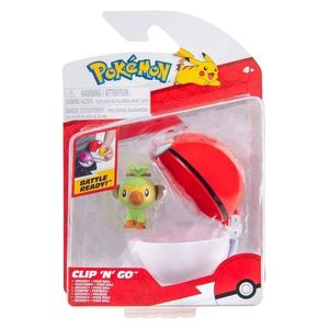 Figurina in bila Clip N Go Pokemon S2, Grookey si Poke Ball imagine