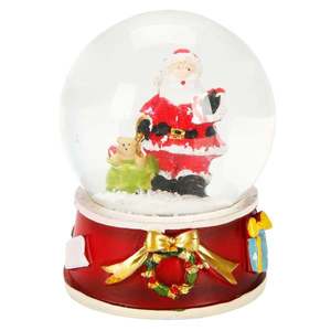 Decoratiune de Craciun, Alska, Glob de zapada cu Mos Craciun imagine