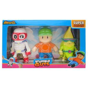 Set 3 mini figurine, Monster Flex, Stumble Guys, S2, Super Stretchy imagine
