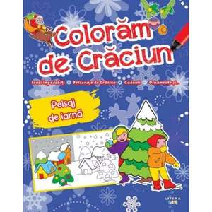 Coloram de Craciun, Peisaj de iarna imagine
