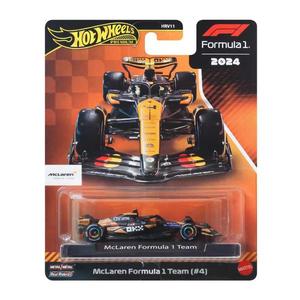 Masinuta metalica de curse, Hot Wheels, Formula 1, McLaren Formula 1 Team (#4), JBM11 imagine