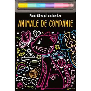 Animale de companie, Recitam si coloram imagine